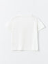 LC Waikiki Crew Neck Printed Short Sleeve Girl T-shirt